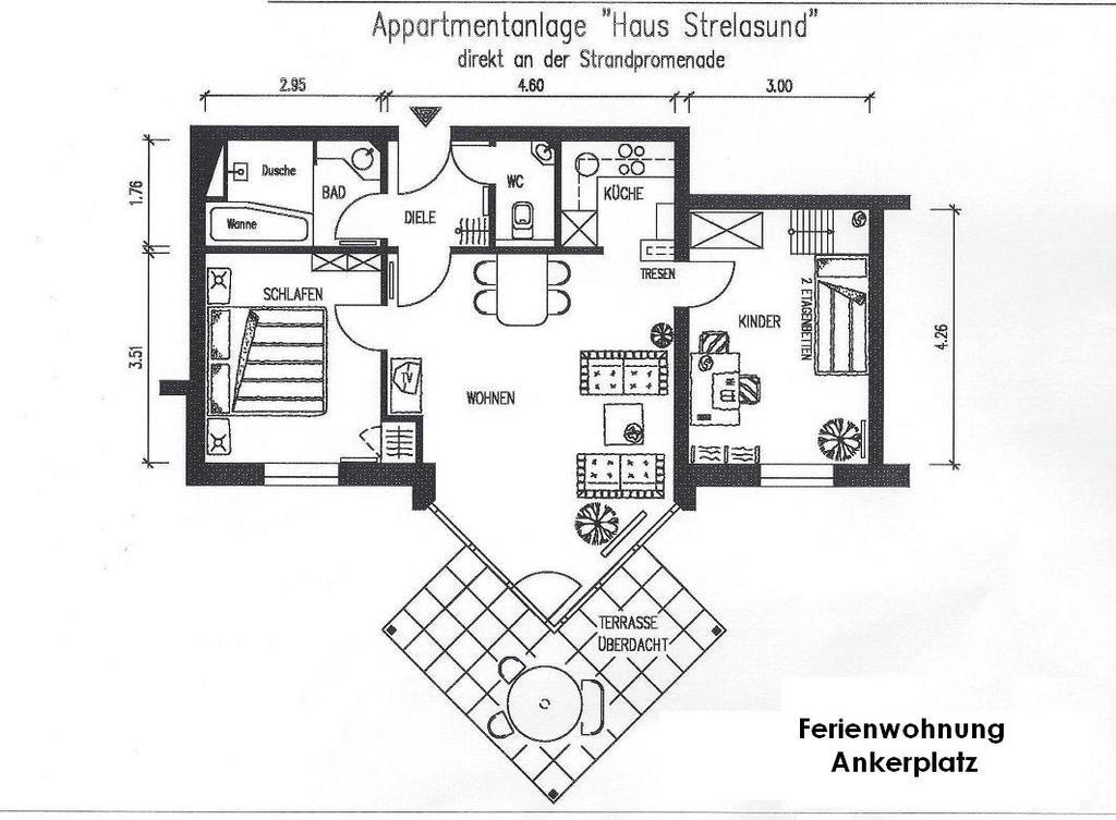 Ankerplatz Im Haus Strelasund * Ostseebad Binz